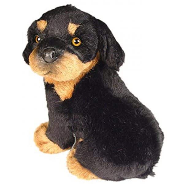 peluche chien rottweiler